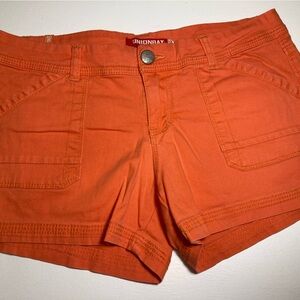 UNIONBAY Orange Cargo Shorts with Sturdy Stretch Fabric